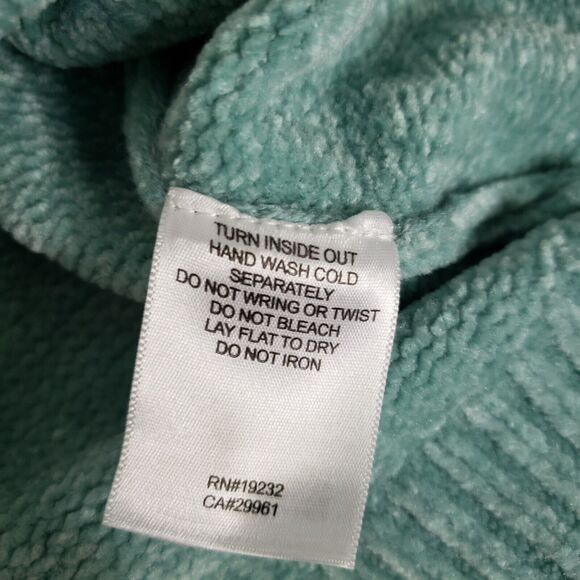 Alfred Dunner Womens Sweater Small Green Pullover Floral Snowflake Embroidered - Picture 10 of 10